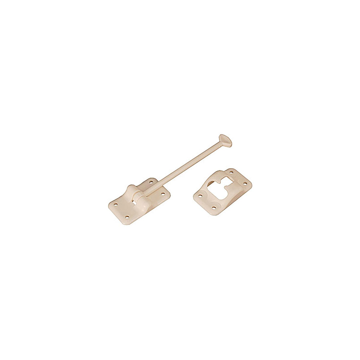 Entry Door Holder - Plastic T - 6" - Col White -Modern Boat Sales & Service