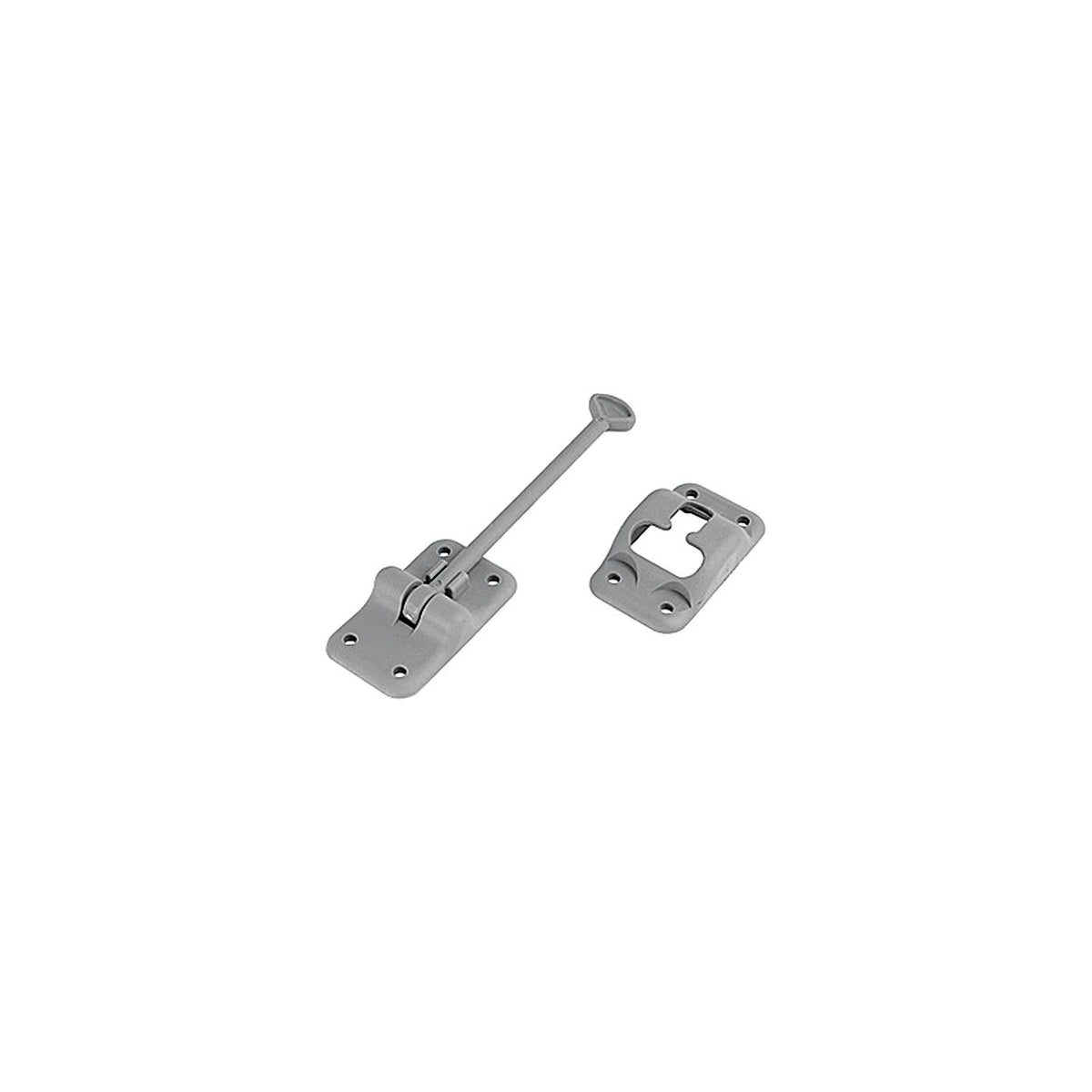 Entry Door Holder - Plastic T - 6" - Grey -Modern Boat Sales & Service