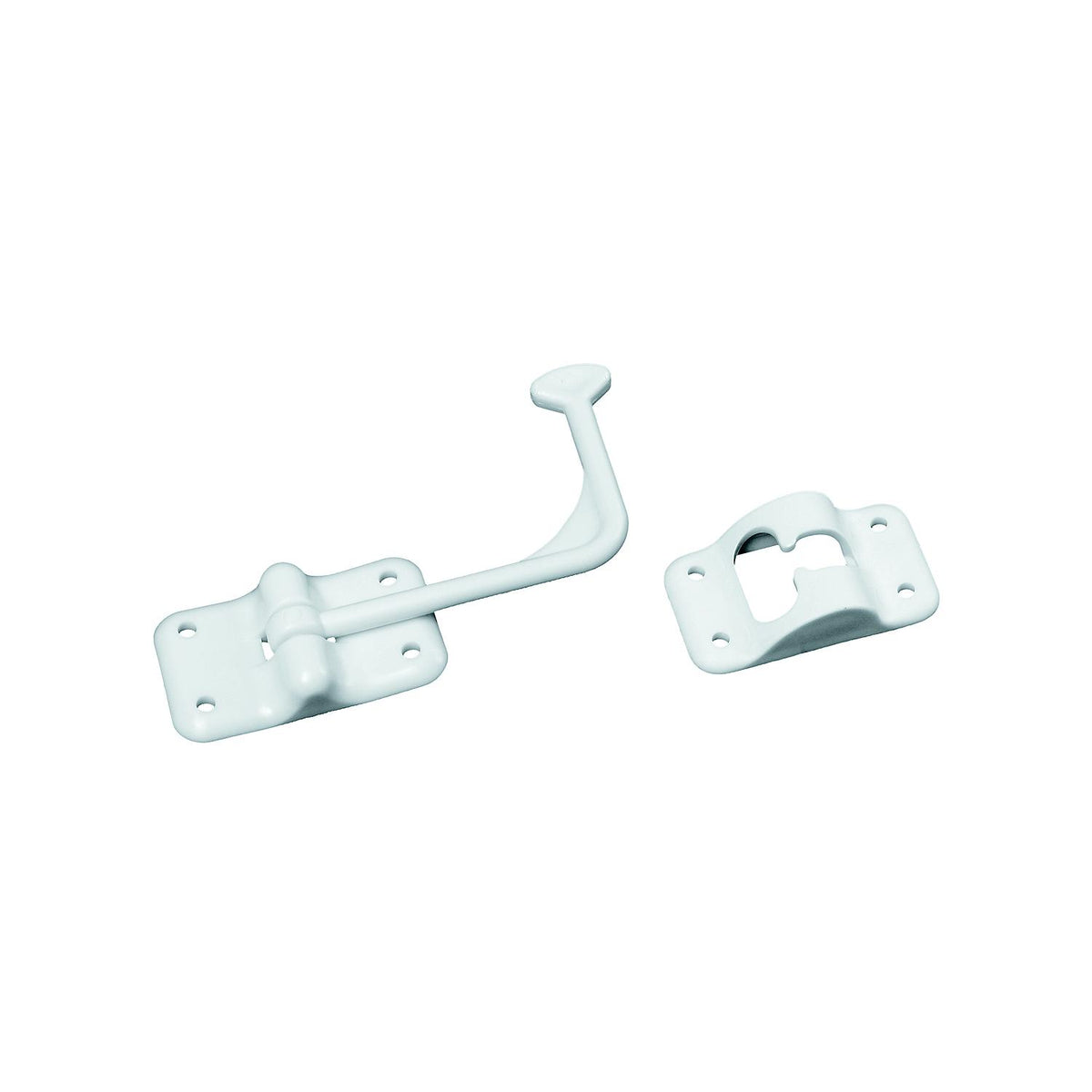 Entry Door Holder - Plastic - 90 Degree - White -Modern Boat Sales & Service