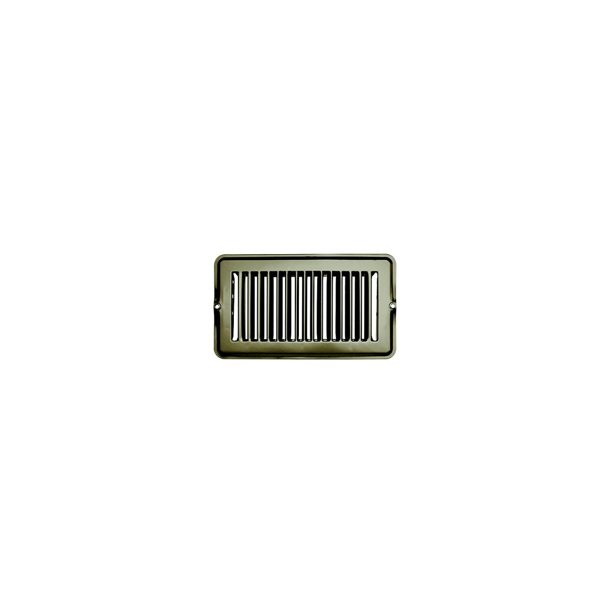 Vent Register, Tan, Metal, Undamp 4"x8" -Modern Boat Sales & Service