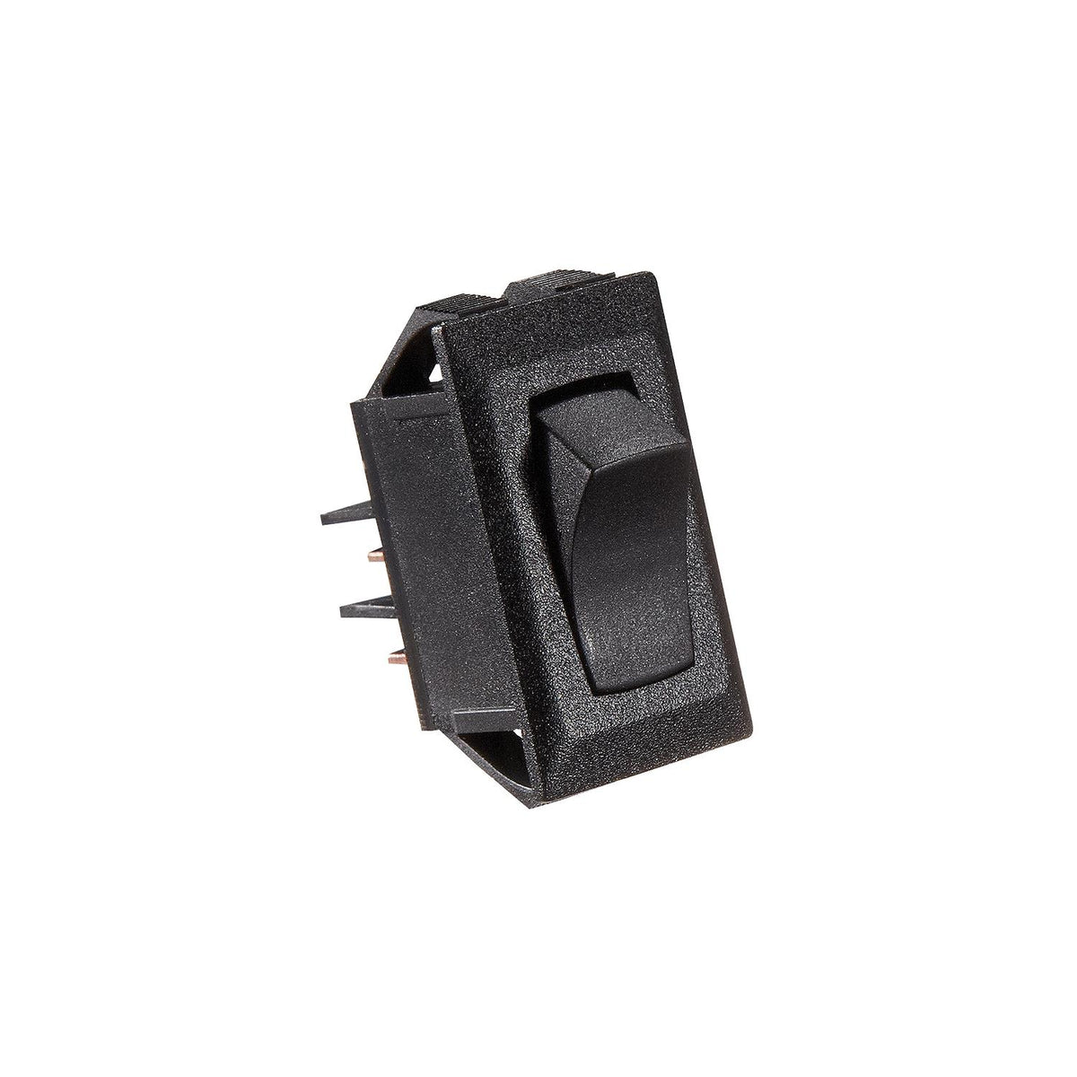 Black Rocker Switch, 10 A, On/Off - SPST - Cut-Out .550" x 1.125" -Modern Boat Sales & Service