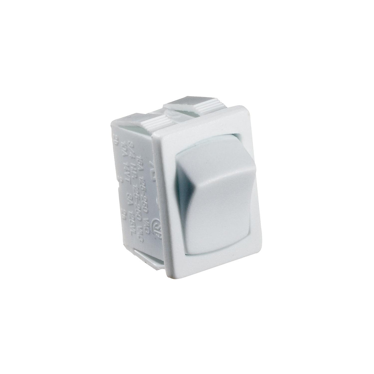 White Rocker Switch, 10 A, On/Off - SPST - Cut-Out .508" x .756" -Modern Boat Sales & Service
