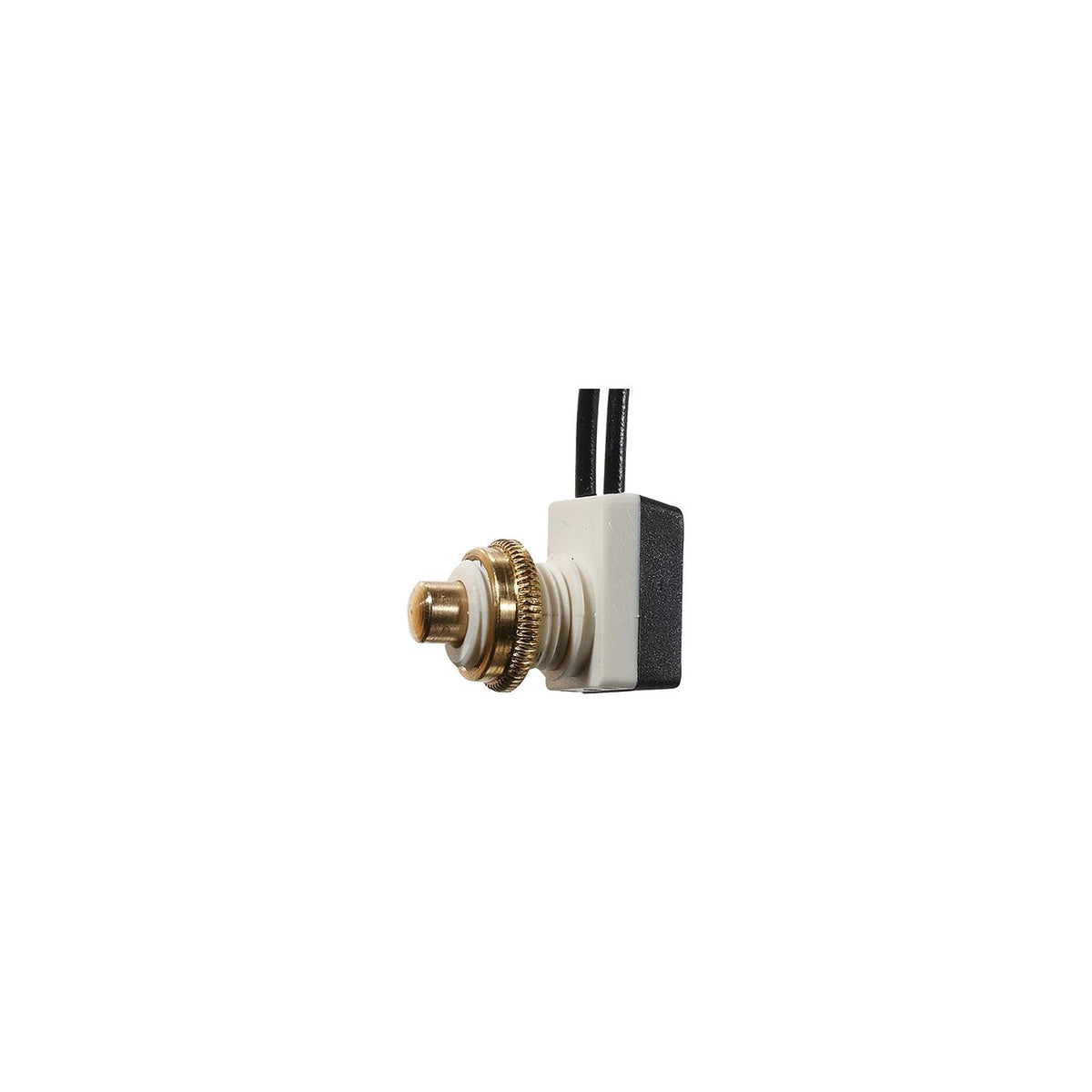 Push Button On/Off Switch - 10 Amp - SPST with 8" leads -Modern Boat Sales & Service