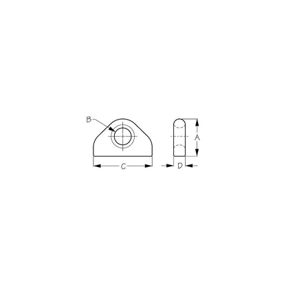Seadog Weldable Bow Eye, Cast Aluminum -Modern Boat Sales & Service