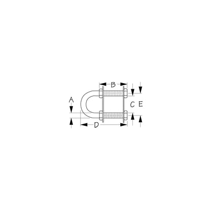 Sea-Dog 0801351 Stern Eye - Stainless Steel, 3/8" -Modern Boat Sales & Service