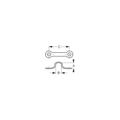 Sea-Dog 0811021 Pad Eye 5/8" Stainless, 4/Cd -Modern Boat Sales & Service