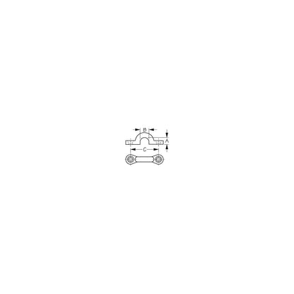 Sea-Dog 0812001 Pad Eye SS 5/16", 2/Card Default Title -Modern Boat Sales & Service