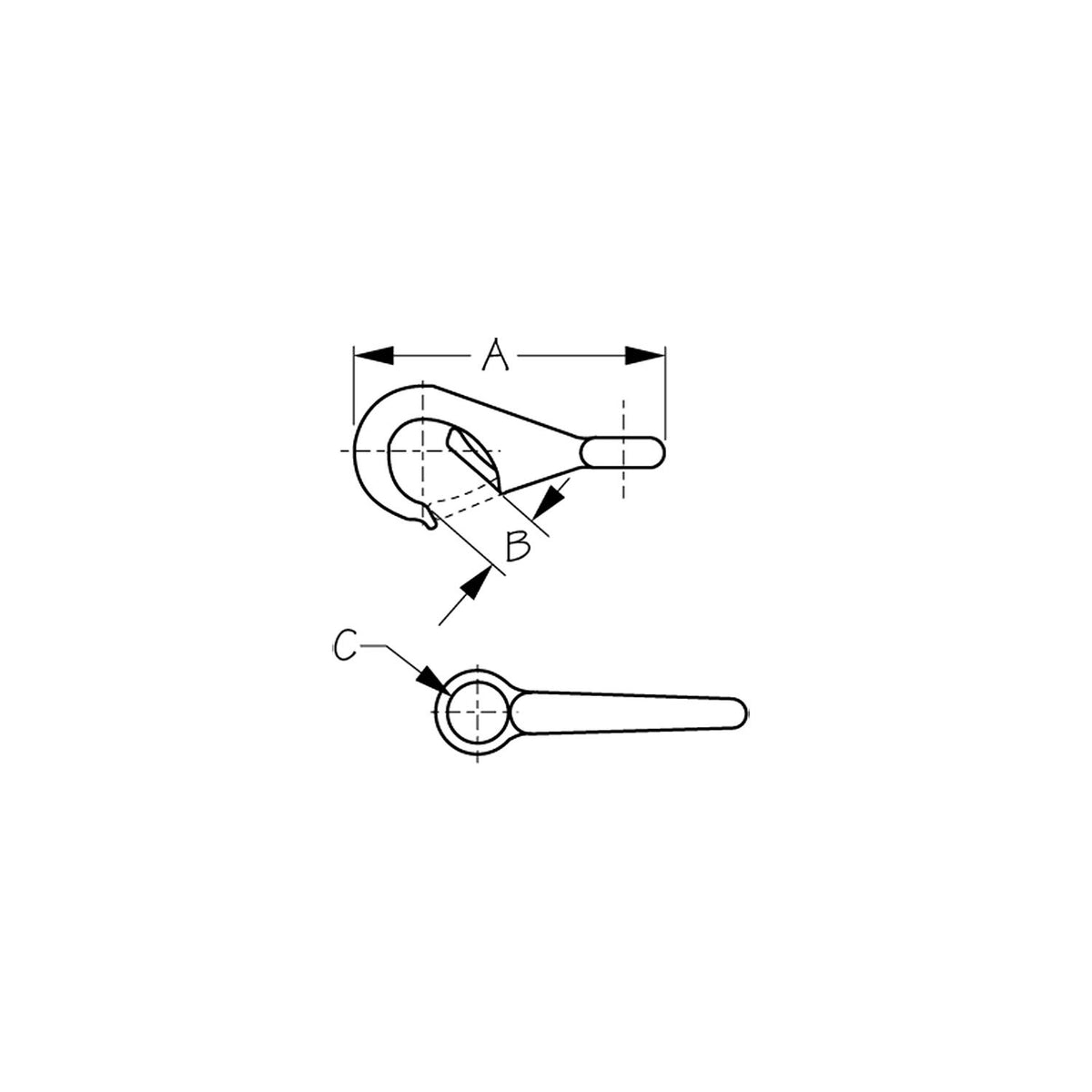 Seadog 1461231 Fast Eye Boat Snap, Stainless, Size 3 -Modern Boat Sales & Service