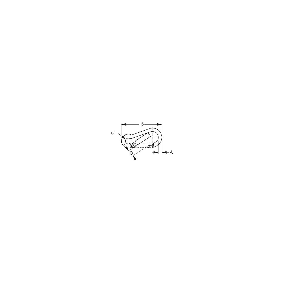 SeaDog 1510601 AISI 316 Stainless Steel 2-3/8" Snap Hook Default Title -Modern Boat Sales & Service