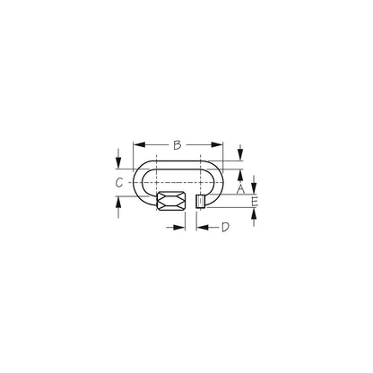 Sea-Dog 1530051 Quick Link 1-15/16" Stainless Default Title -Modern Boat Sales & Service