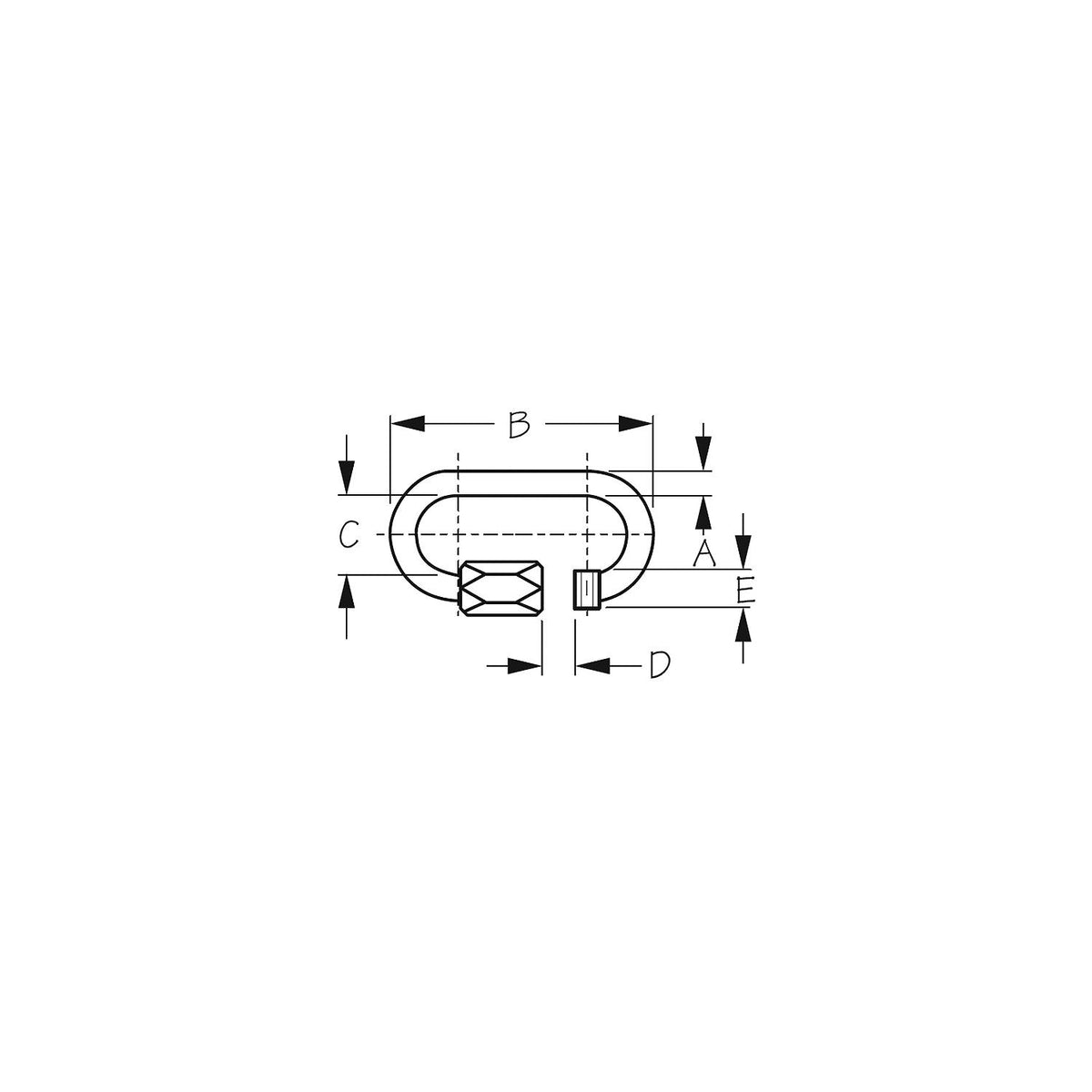 Sea-Dog 1530061 Quick Link 2-1/4" Stainless Default Title -Modern Boat Sales & Service