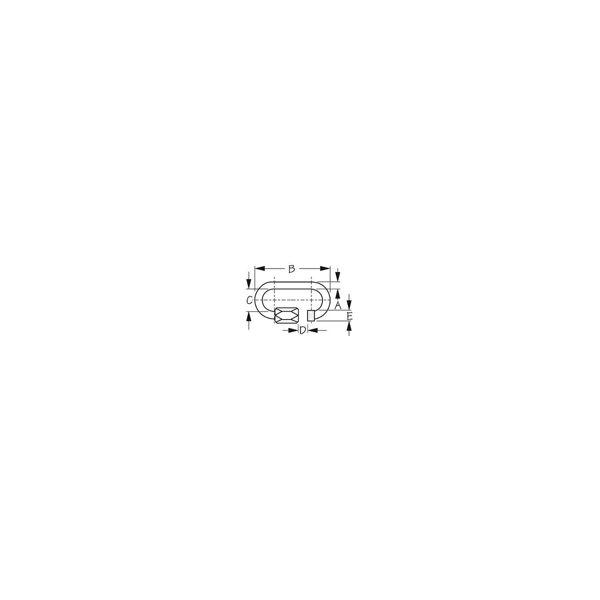 Sea-Dog 1537081 Quick Link, Stainless, 5/16" X 2-15/16" Default Title -Modern Boat Sales & Service