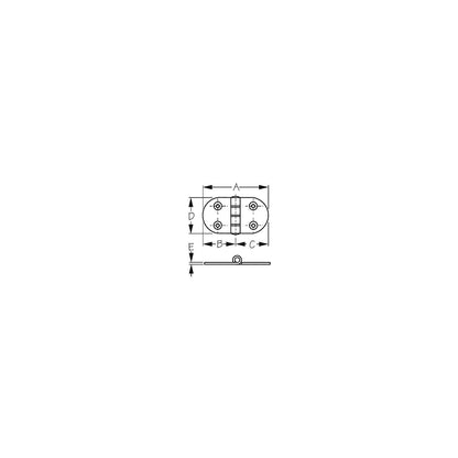 Round Side Hinges Default Title -Modern Boat Sales & Service
