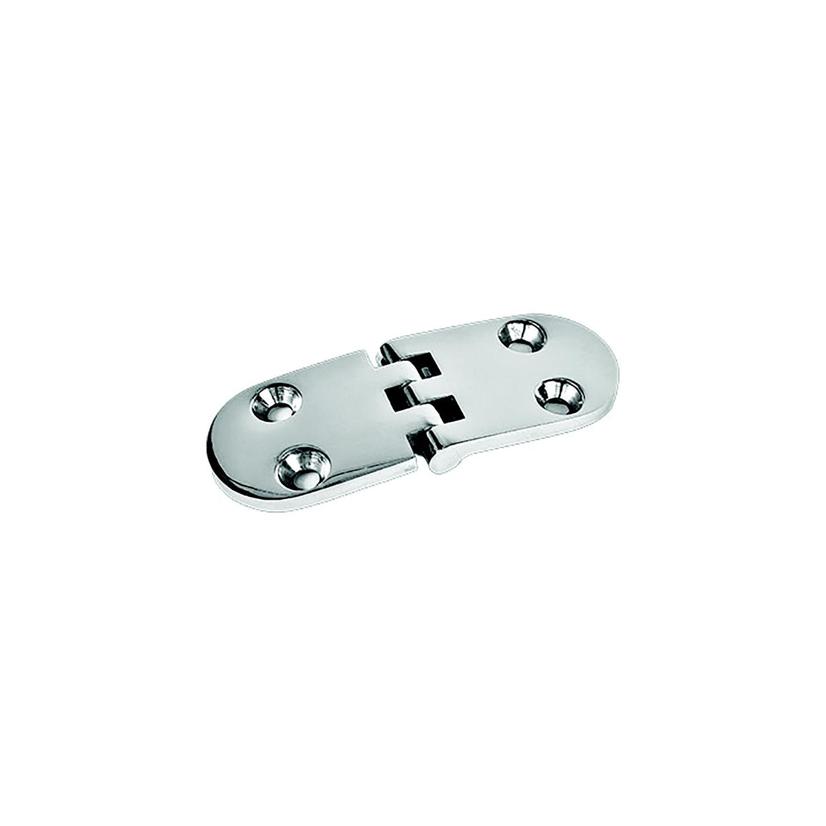 Sea-Dog 2054611 Flush Round Door Hinge, A= 3-1/4", B=1-5/8", C=1-5/8", D=1-3/16", E= 3/16", #10 FH Weight= .16/ .32 -Modern Boat Sales & Service