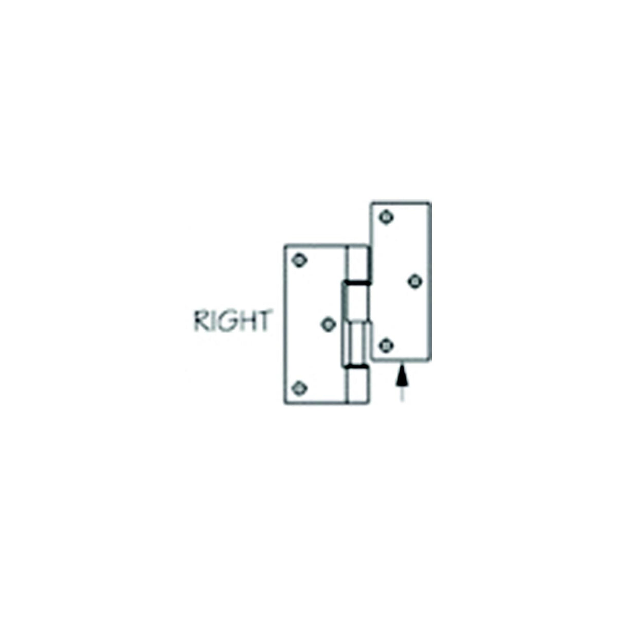 Seadog 207735-1 Lift Gate Butt Hinge, Right Default Title -Modern Boat Sales & Service
