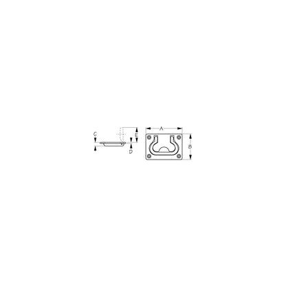 Sea-Dog 2218601 Flush Hatch Pull -Modern Boat Sales & Service