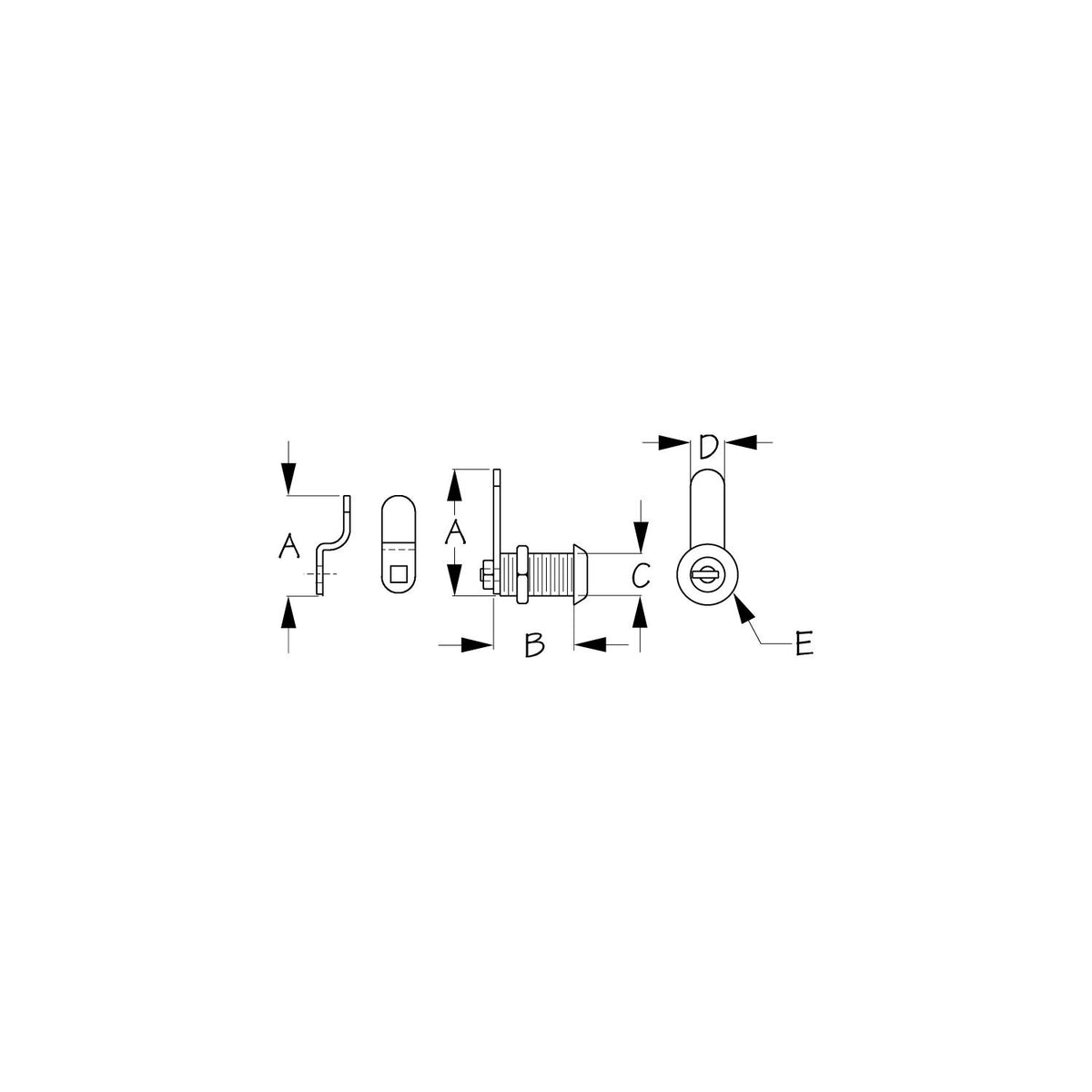 Stainless Cam Lock Default Title -Modern Boat Sales & Service