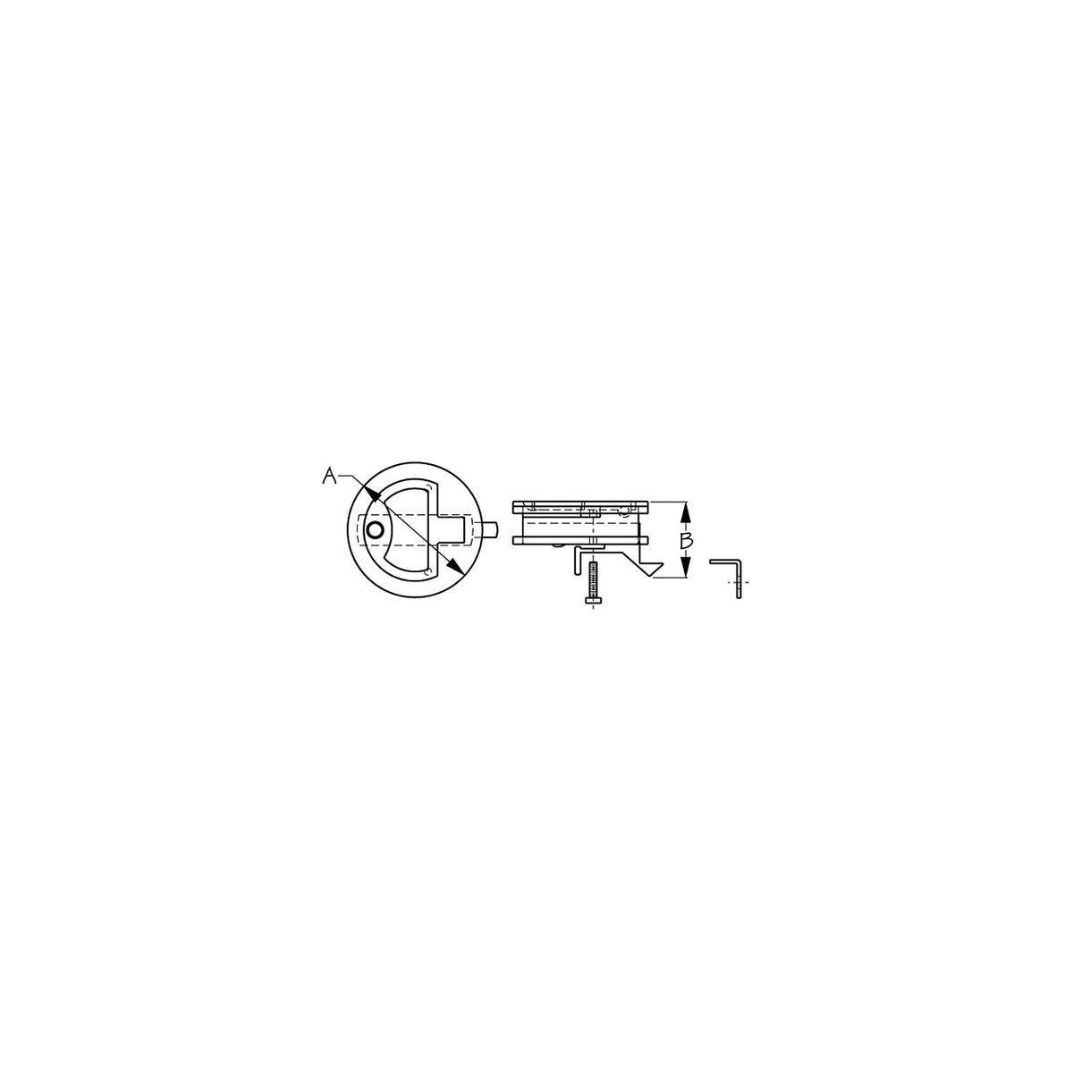 SeaDog Non-Watertight Slam Latch | Investment Cast 316 Stainless | 1/8" Fastener | 1-1/2" Diameter -Modern Boat Sales & Service