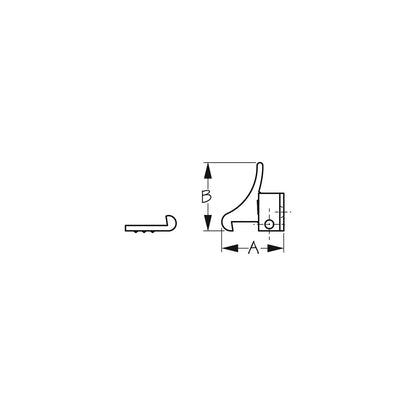 Sea-Dog 2223301 Elbow Catch, Chrome/Brass 1 Pr. -Modern Boat Sales & Service