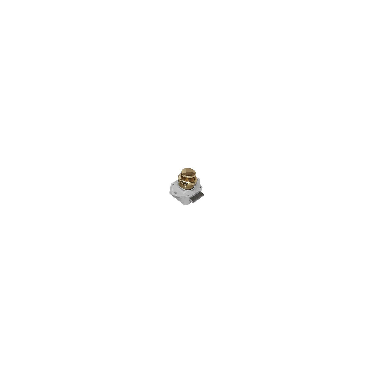 Sea-Dog 2243011 Push Button Rim Latch, Polished Brass -Modern Boat Sales & Service