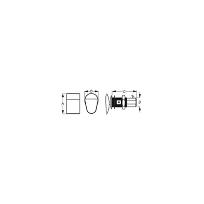 Seadog 225420-1 Push Button Cabinet Latch, Rectangular Default Title -Modern Boat Sales & Service