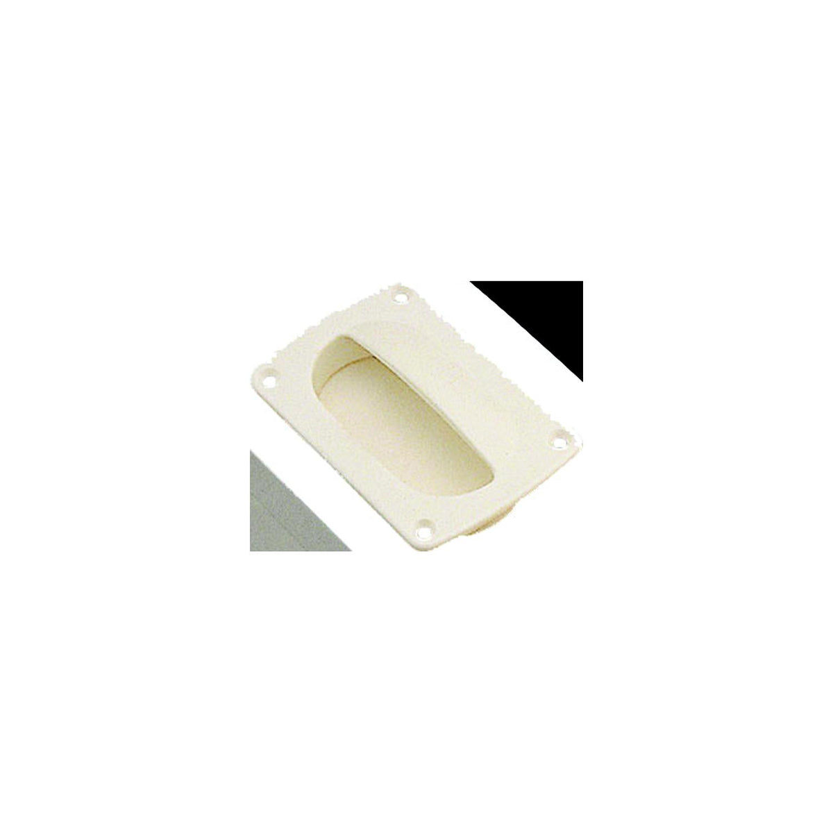 Flush Pull, White -Modern Boat Sales & Service
