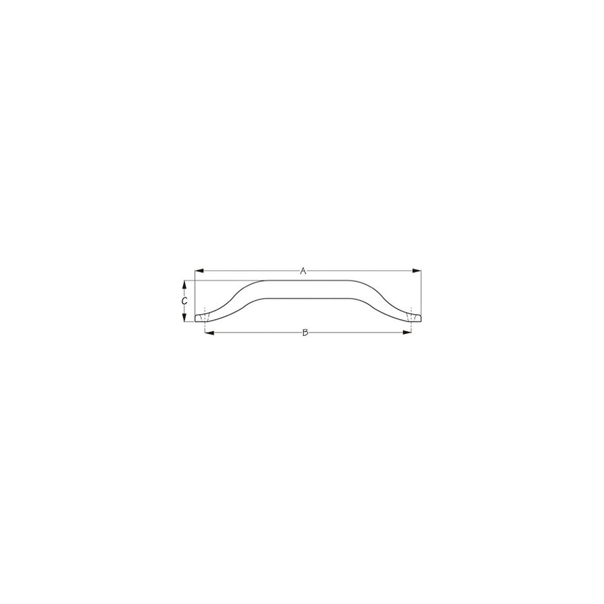 SeaDog Surface Mount Hand Rail | Formed 304 Stainless Steel | 1" Outside Diameter | 5/16" Fastener Default Title -Modern Boat Sales & Service