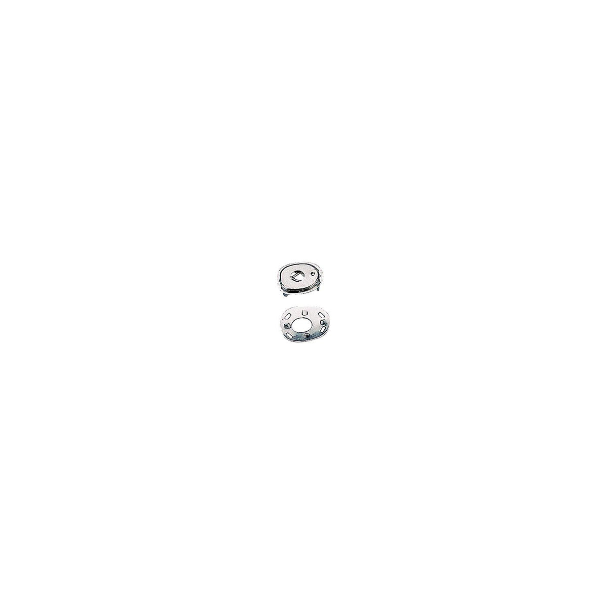 SeaDog 2991011 Canvas Socket & Back Plate, Nickel Plated Brass, 3 Sets -Modern Boat Sales & Service