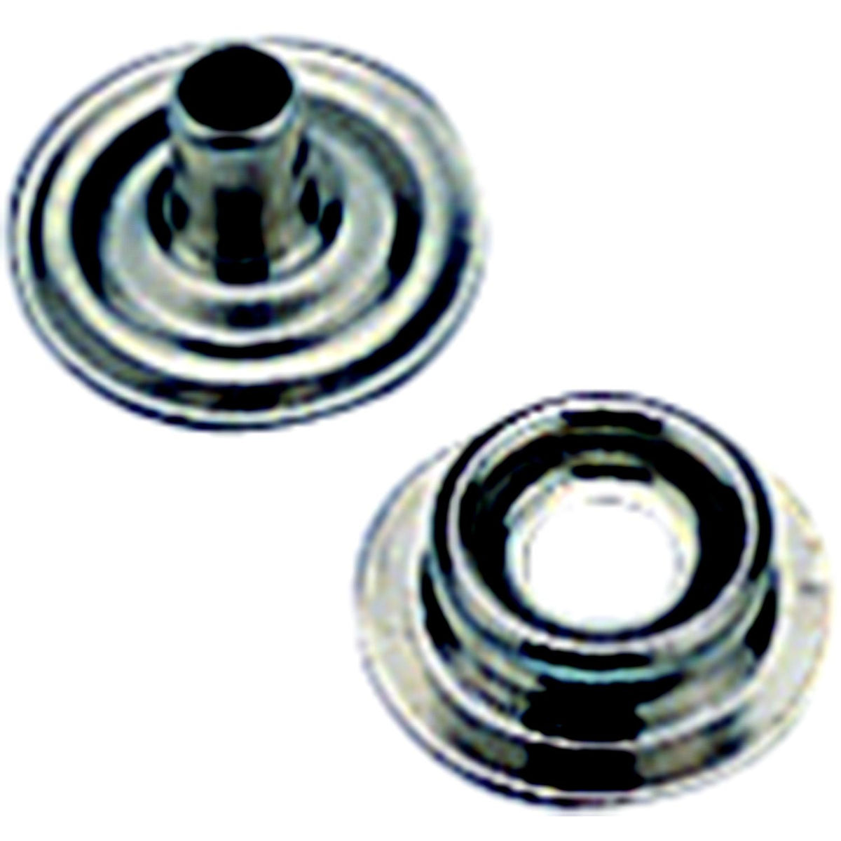 Sea-Dog 2991101 Eyelet Snap Stud, Nickel Plated Brass, 6 sets -Modern Boat Sales & Service