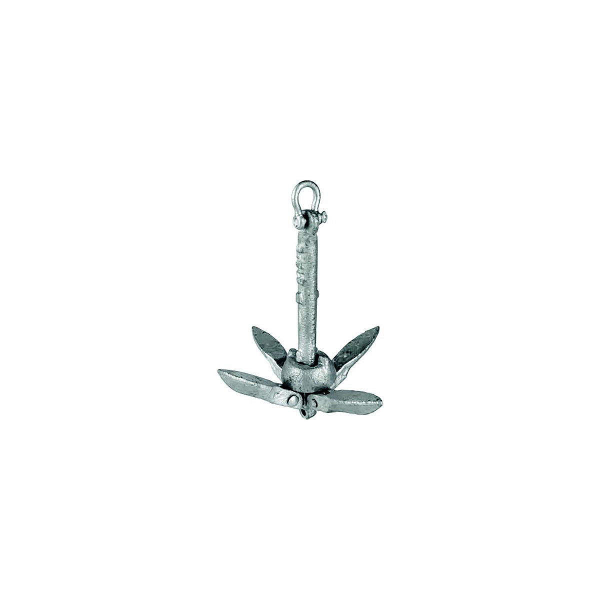 Sea-Dog 318013 Folding Grapnel Anchor 13 lbs, A:1/2" , B:21:1/2, C:4-3/4", Boat Length:14'-22', Line/Length: 3/8"/150', Chain Length: 3/16"/10'-20' -Modern Boat Sales & Service