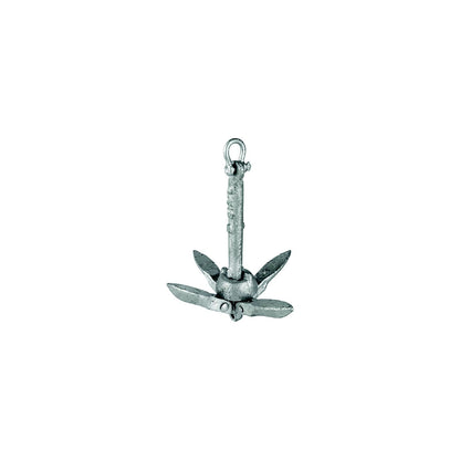 Sea-Dog 318013 Folding Grapnel Anchor 13 lbs, A:1/2" , B:21:1/2, C:4-3/4", Boat Length:14'-22', Line/Length: 3/8"/150', Chain Length: 3/16"/10'-20' -Modern Boat Sales & Service