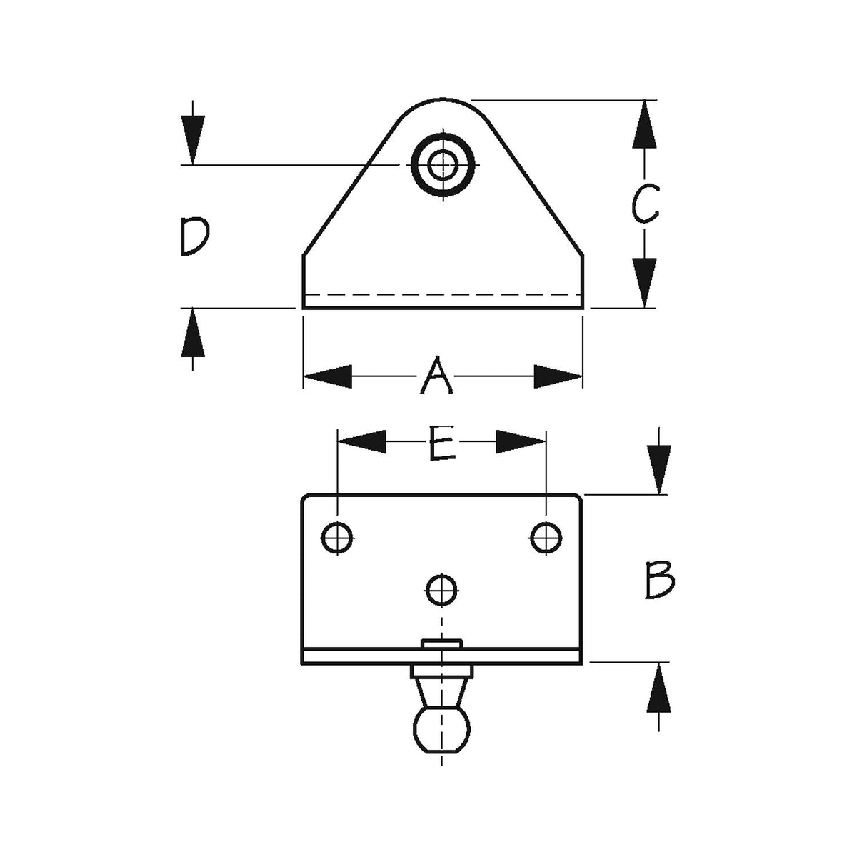 Sea-Dog 3215811 90A Gas Lift Mount-Narrow -Modern Boat Sales & Service