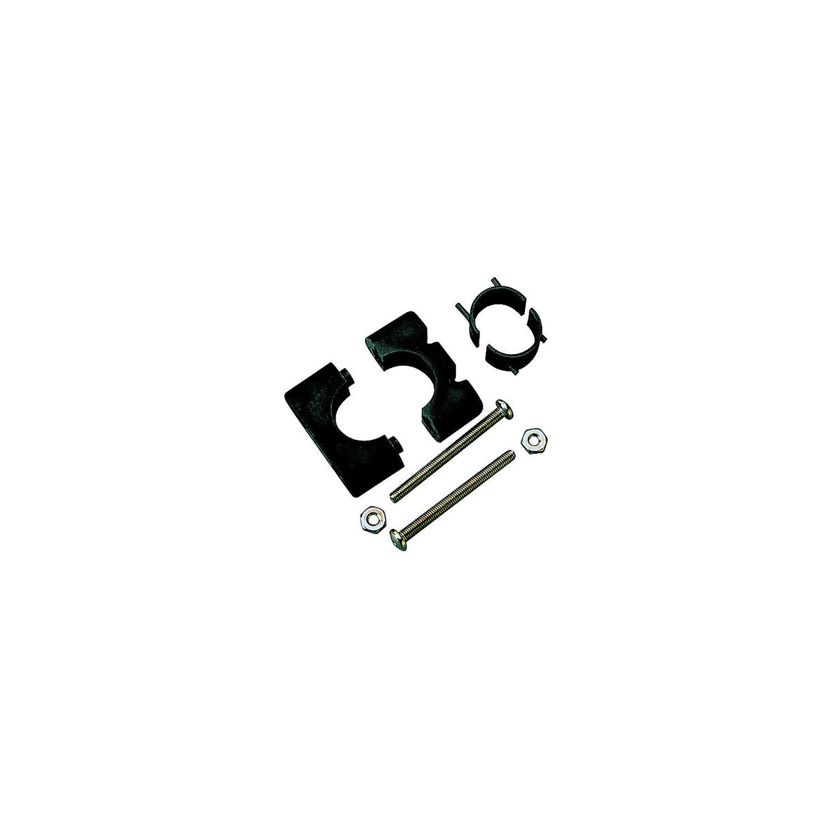 Sea-Dog 3271901 Rail Mount Bracket - Round, For 7/8" - 1" Rail, Black, 2/pk -Modern Boat Sales & Service