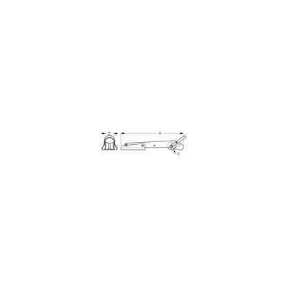 SeaDog 328068 Pivoting Medium Bow Roller | 1-1/2" Max Rope Diameter | 3/8" Bolt Fastener Default Title -Modern Boat Sales & Service