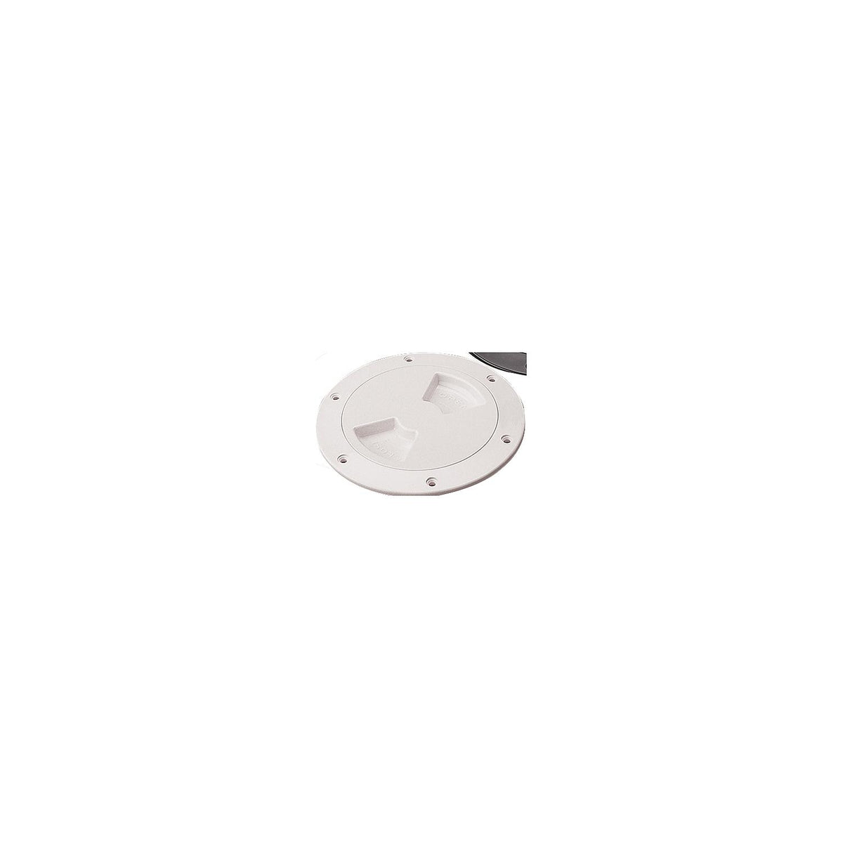 SeaDog Quarter-Turn Deck Plate with Internal Collar | #8 Fastener | White Finish Default Title -Modern Boat Sales & Service