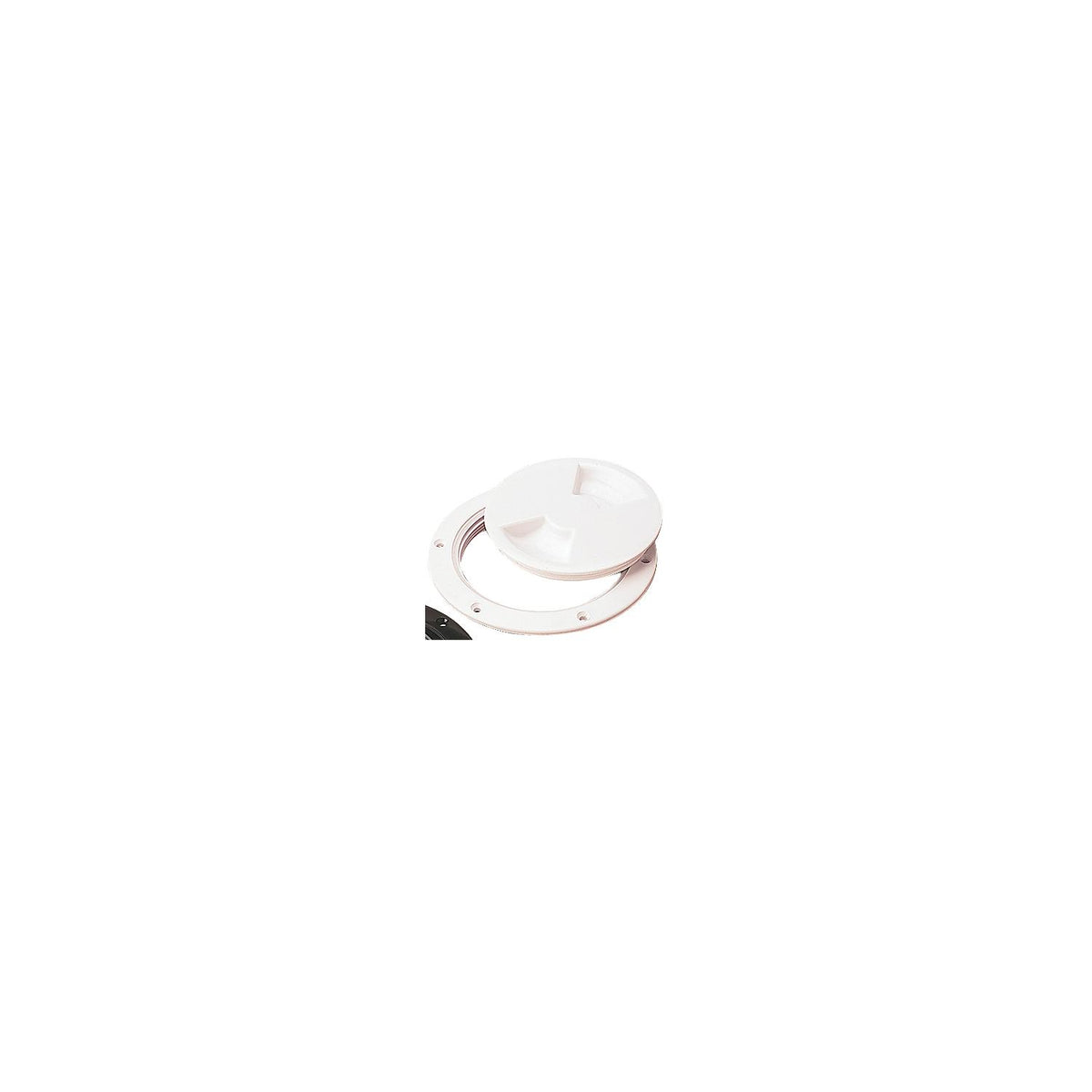 Sea-Dog 3371401 Screw Out Deck Plate, 4" White -Modern Boat Sales & Service