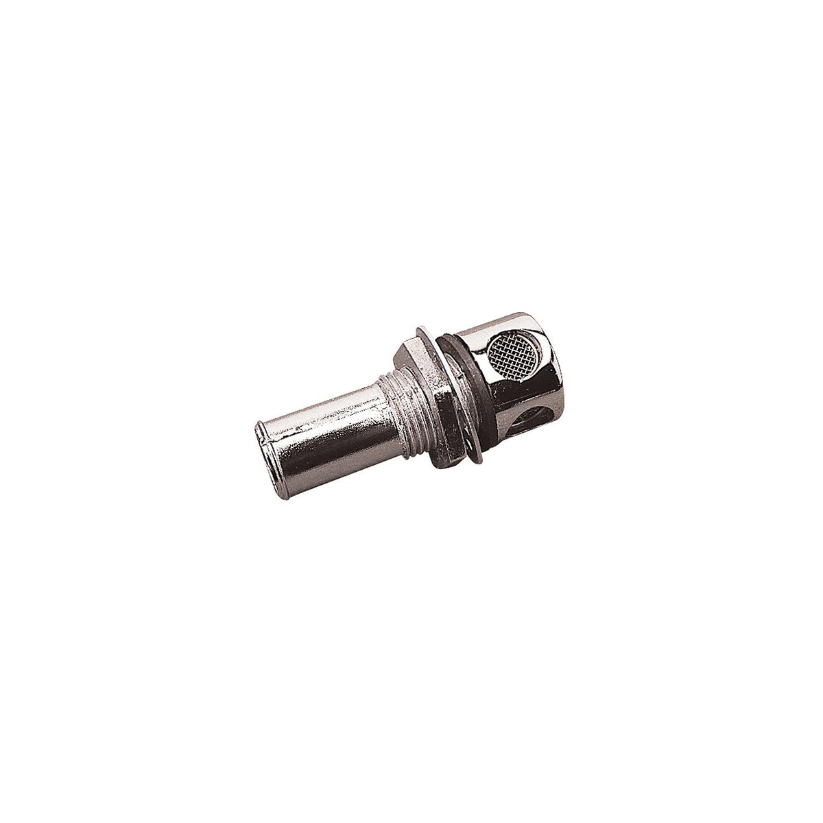 Straight Gas Tank Vent, Chrome Zinc, Carded -Modern Boat Sales & Service
