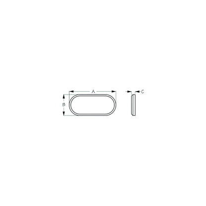 Seadog LED Surface Mount Courtesy Edge Light, White -Modern Boat Sales & Service