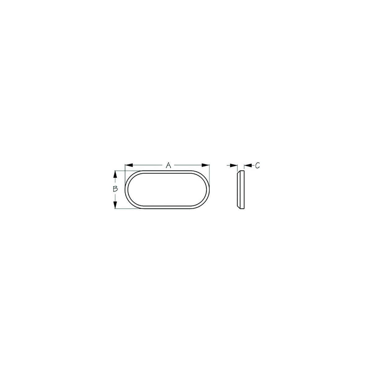 Seadog LED Surface Mount Courtesy Edge Light, Blue -Modern Boat Sales & Service