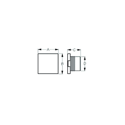 Seadog 401417-1 LED Square Courtesy Light, White -Modern Boat Sales & Service