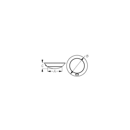 SeaDog Plastic LED 12V Dome Light with On / Off Switch | #8 Fastener -Modern Boat Sales & Service