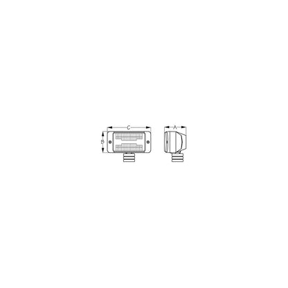 SeaDog 405510 Fiberglass Nylon & Stainless 55 Watt 4.58 Amp 12V Docking Light Default Title -Modern Boat Sales & Service