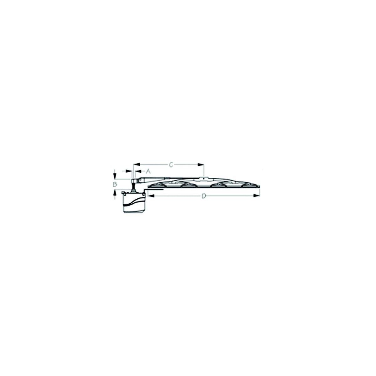 SeaDog Standard Wiper 12V Motor Kit | White Motor Finish | Includes Motor, 11" to 13" Arm & 11" Blade -Modern Boat Sales & Service