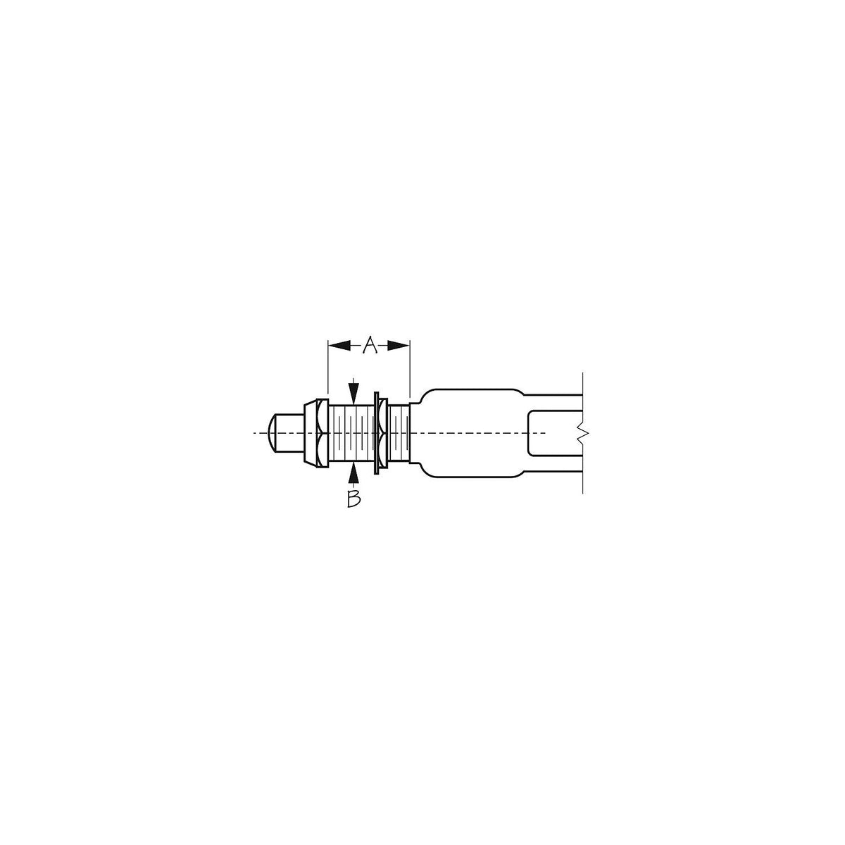 Momentary Push Button Switch, Carded -Modern Boat Sales & Service