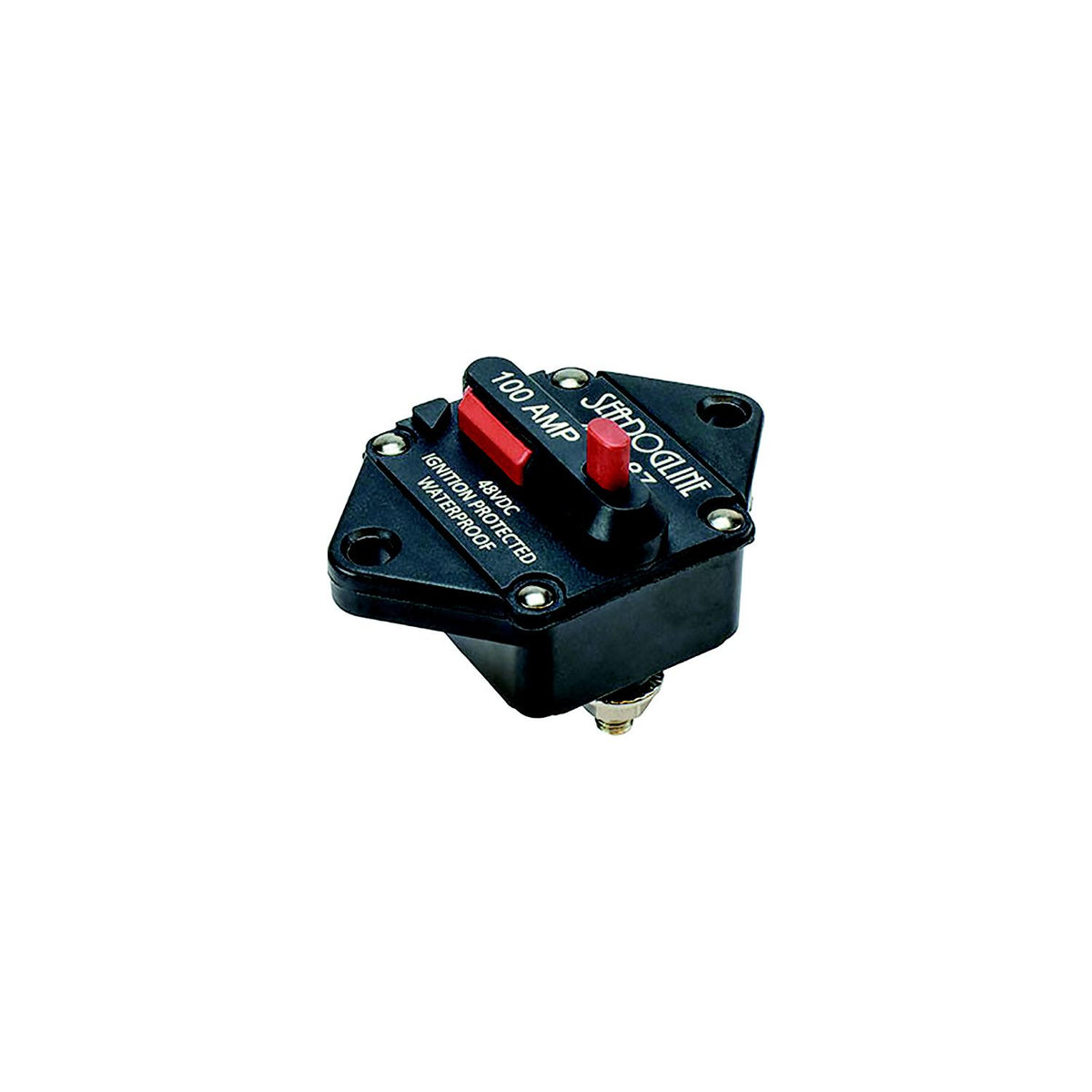 Sea-Dog Hi-Amp Panel Mount Resettable Circuit Breaker 100A, 48 volts -Modern Boat Sales & Service