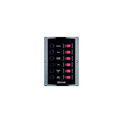 Sea-Dog 4241101 6-Gang Vertical Rocker Switch Fuse Panel Default Title -Modern Boat Sales & Service