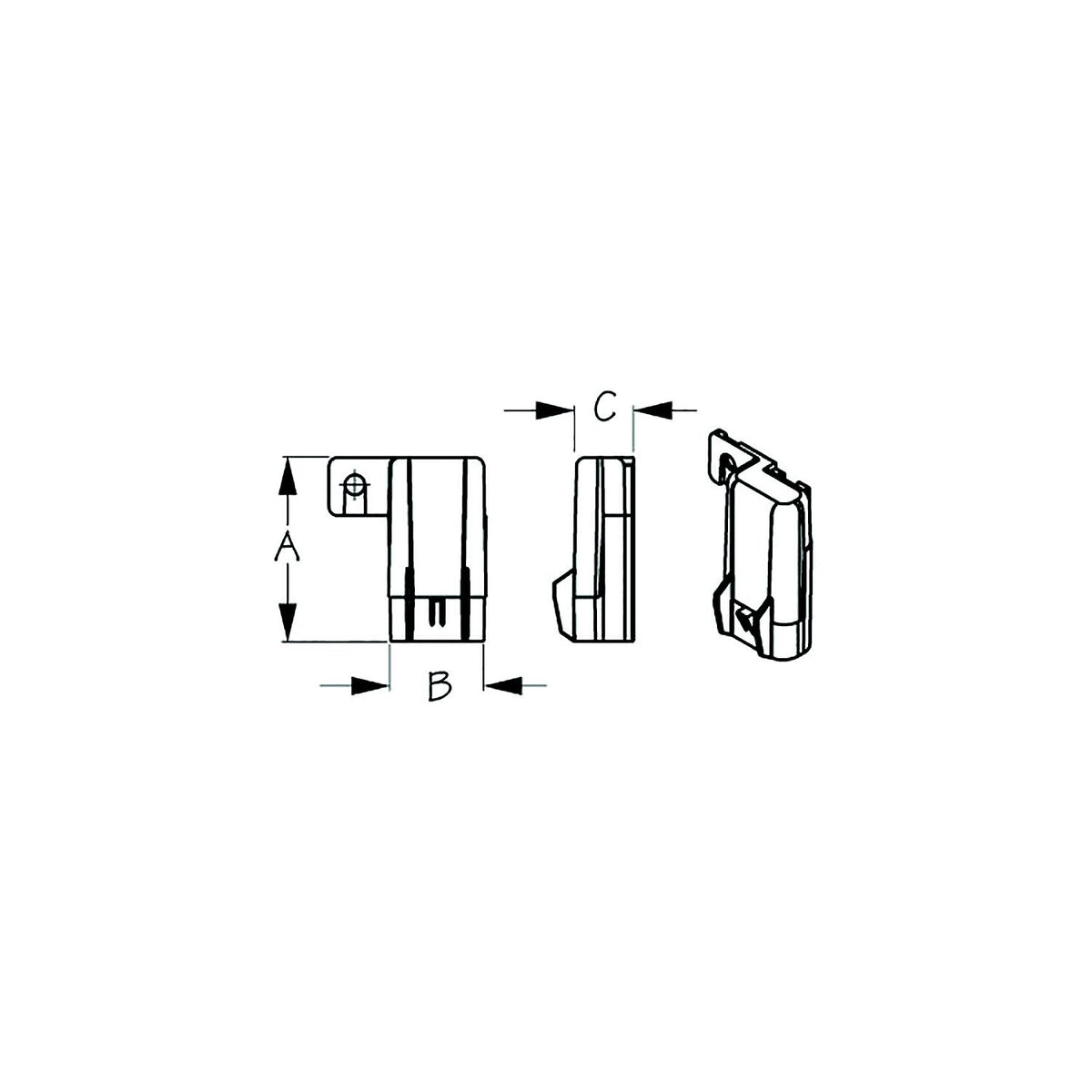 Sea-Dog 4253901 Water Resistant Clear Fuse Cover, A: 2-1/18" B: 9/16" C"3/8" -Modern Boat Sales & Service