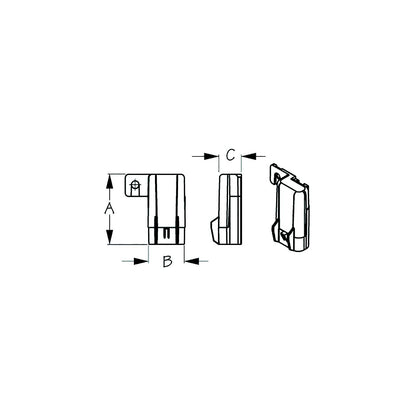 Sea-Dog 4253901 Water Resistant Clear Fuse Cover, A: 2-1/18" B: 9/16" C"3/8" -Modern Boat Sales & Service