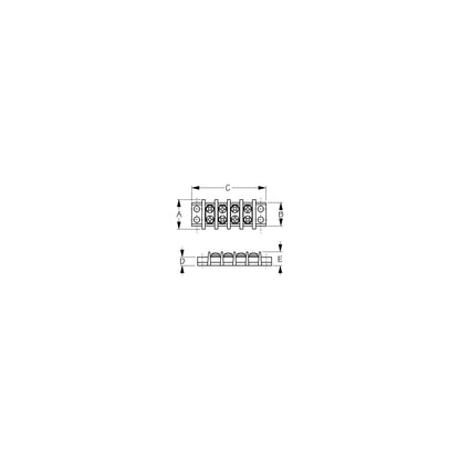 Sea-Dog 4266241 Terminal Block, 4 Gang Default Title -Modern Boat Sales & Service