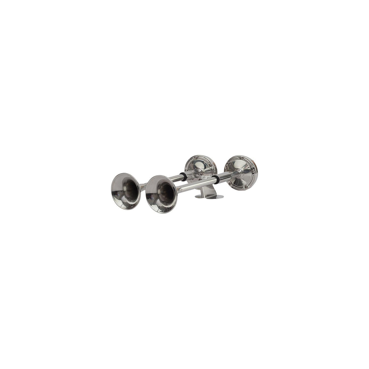 SeaDog 431620 Compact 7 Amp 112 DB 12V Dual 16" Trumpet Horn | Stamped 304 Stainless -Modern Boat Sales & Service